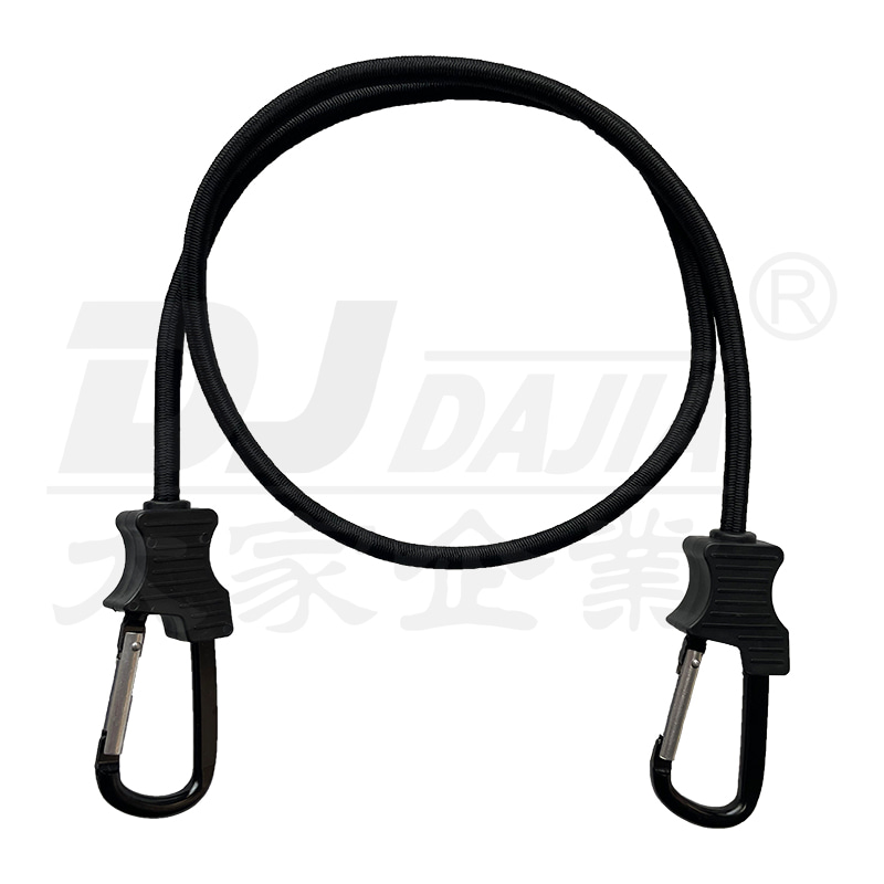 D Mga Carabiner ng Estilo ng Mga Bunge ng Bungee Cords