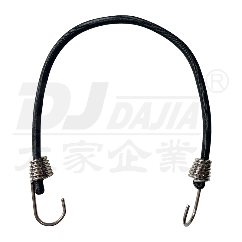 Plastic injection steel hooks 17mm flat bungee cords