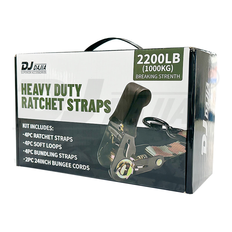 1 "(25mm) trak ratchet tie down straps with s hook